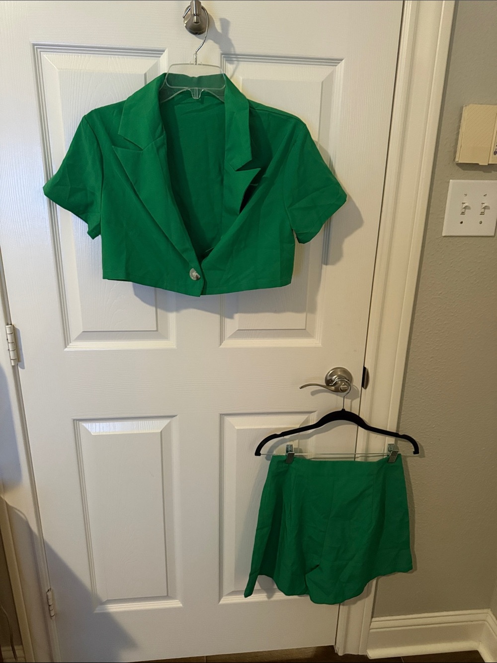 Green Women's Shorts - Stylish Summer Skort